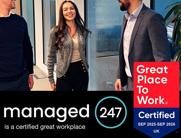 Managed247 Certified Great Place to Work