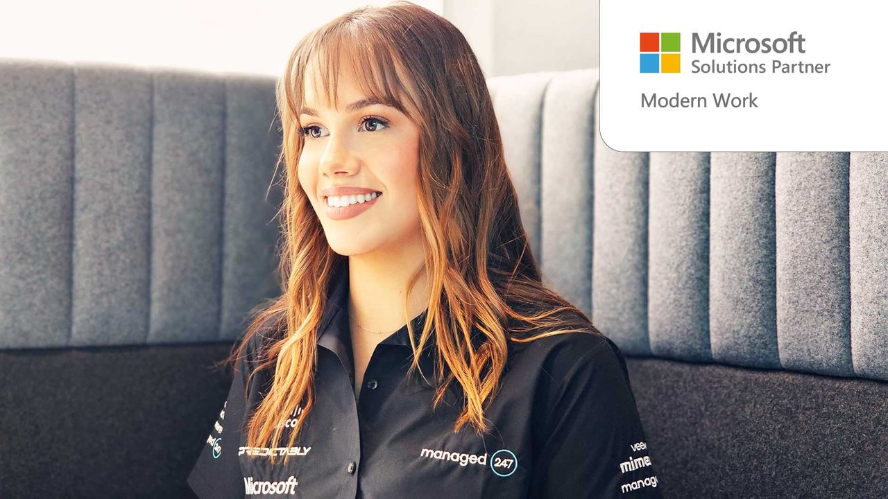 Microsoft Solution Partner Modern Work for Managed247