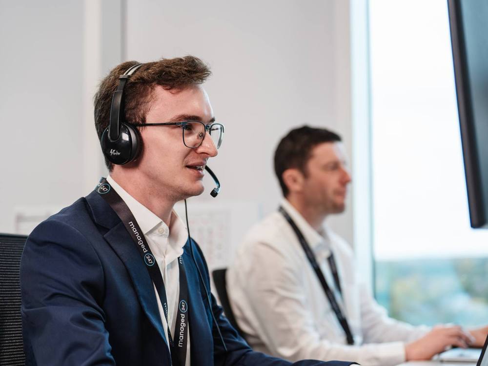 Managed247 service desk engineers providing co-managed IT support