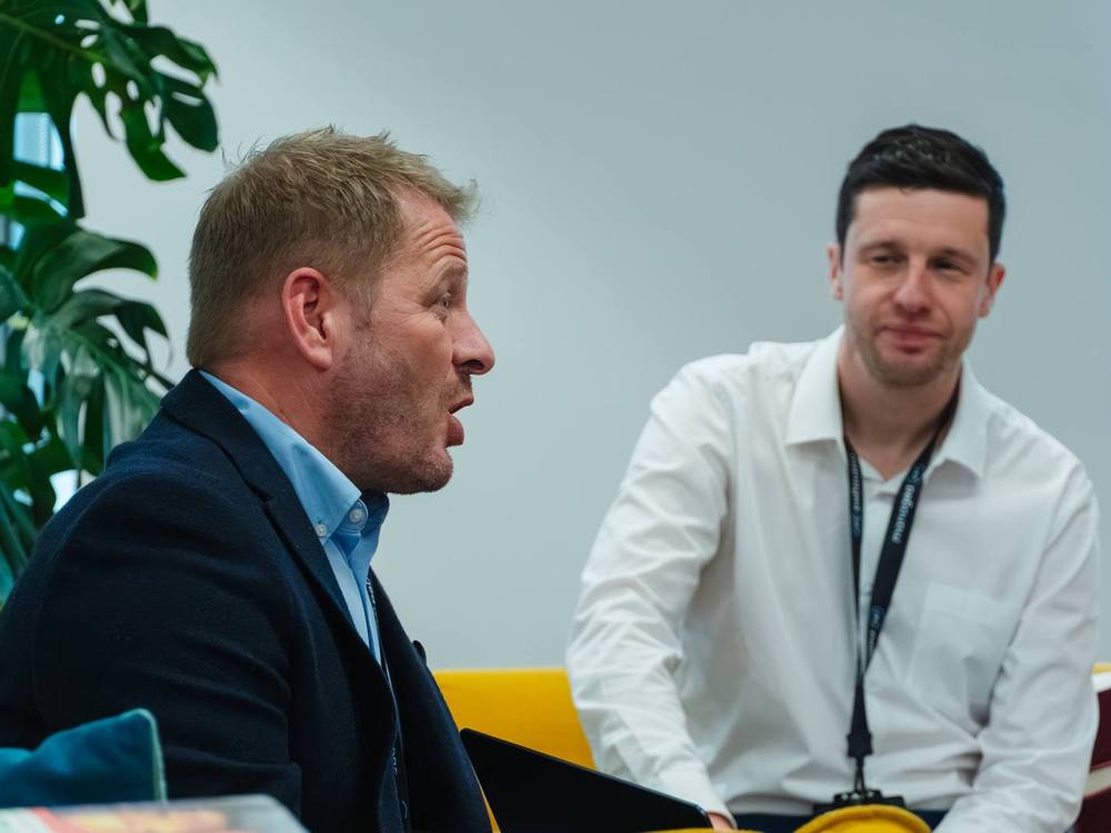 Managed247 colleagues collaborating on IT consultancy