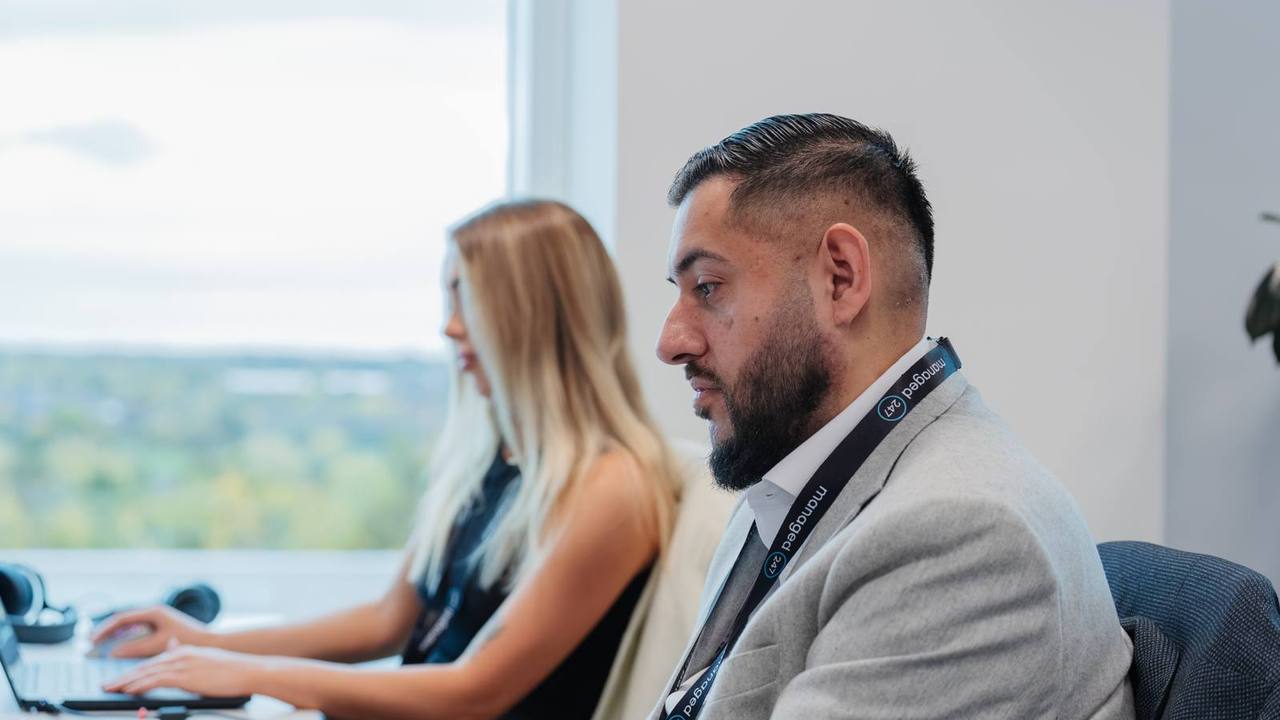 The Managed247 team delivering Microsoft Azure from the UK office